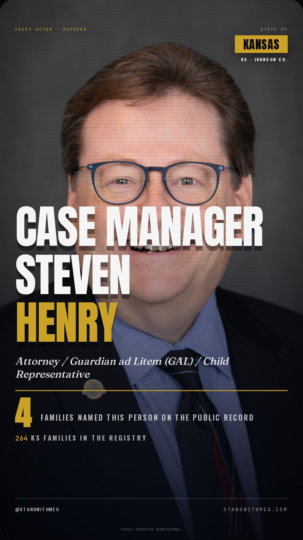 Case manager Steven Henry share slide 1 of 7
